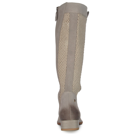 Maciejka Beige Knee-High Boots