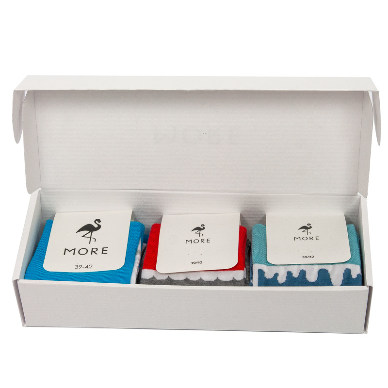 MORE Christmas Socks Set 3-Pack 7105 + Box