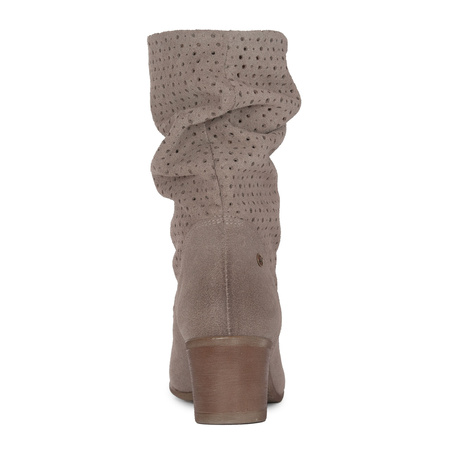 Maciejka Women's Leather Boots light beige