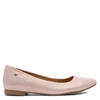 Maciejka Leather Comfortable Ballerina Flats Slip-on Pink 00873-66/00-5