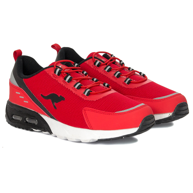 Kangaroos Sneakersy półbuty damskie Fiery Red/Jet Black