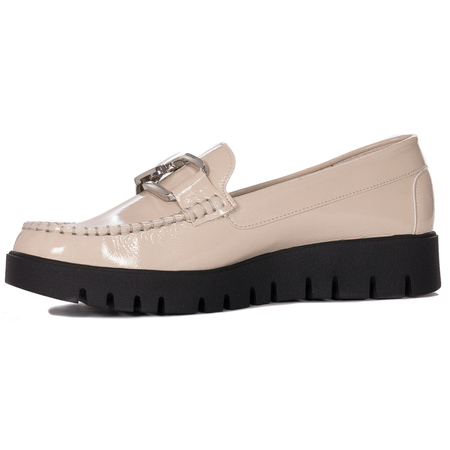 Sergio Leone Women's Beige loafers shoes