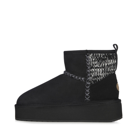 EMU Australia Stinger Knit Flatform Black Boots