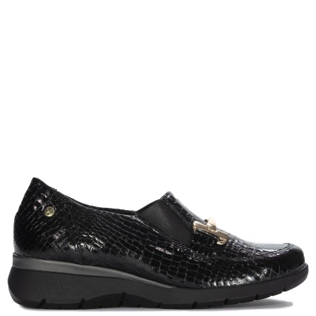Maciejka Women's Black Leather Low Shoes