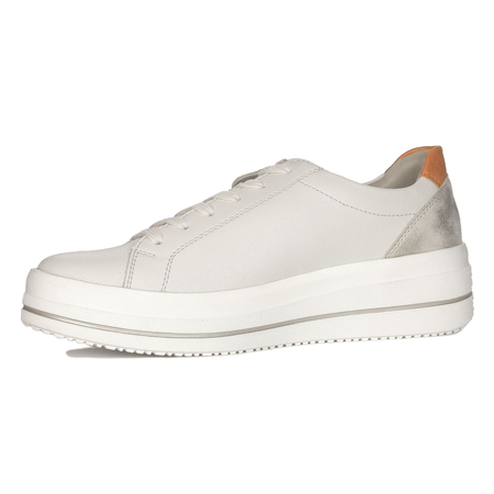Remonte women's leather White Combi sneakers