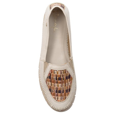 Maciejka Women's Leather Shoes Beige
