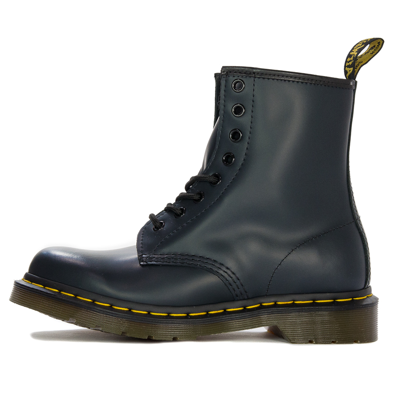 Dr. Martens Botki glany damskie skórzane 1460 Navy