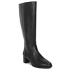 Maciejka Leather Knee-High Boots Block Heel  Black A7165-01/00-7