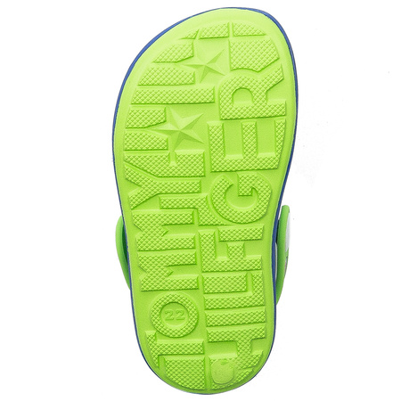 Tommy Hilfiger Kid's Slides Blue Green