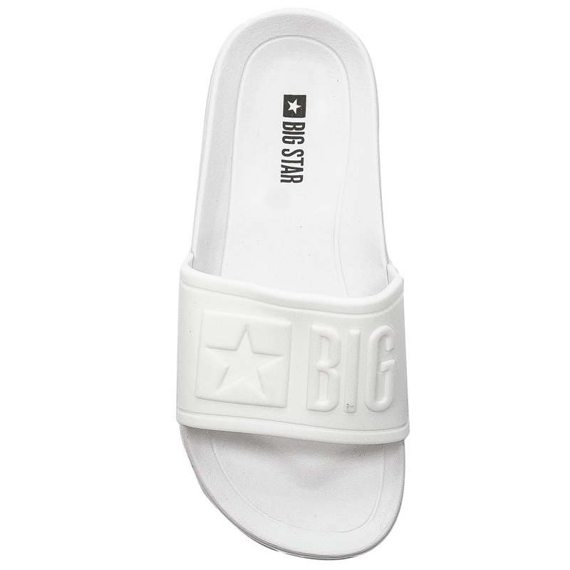 Klapki Big Star DD374154 Białe