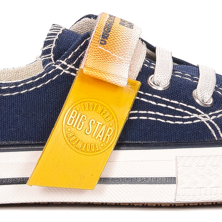 Trampki dziecięce Big Star na rzepy Granatowe