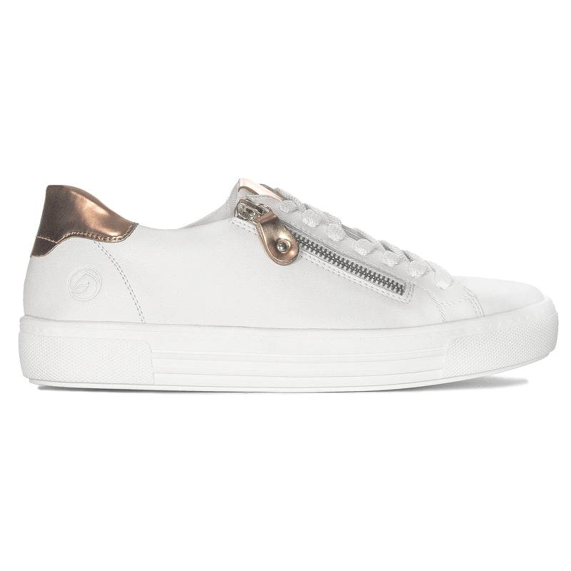 Remonte women's leather White sneakers