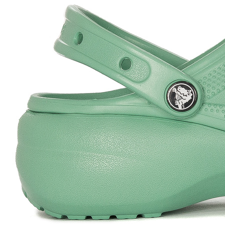 Crocs Classic Platform Clog Jade Stone Slides