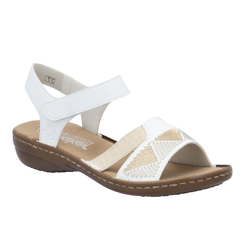 Rieker Women's White Sandals