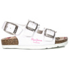 Sandały Pepe Jeans PGS90171 800 White Bio Basic Bukles Kids