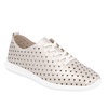 Remonte Women's Leather Gold Sneakers