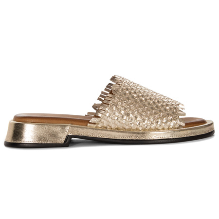 Artiker Women's Leather Sandals Gold