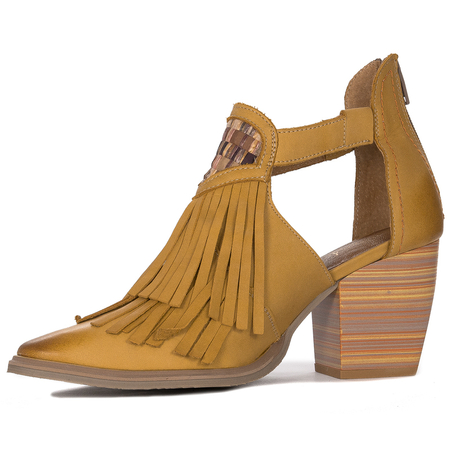 Maciejka 05807-07/00-5 Women's Yellow Shoes