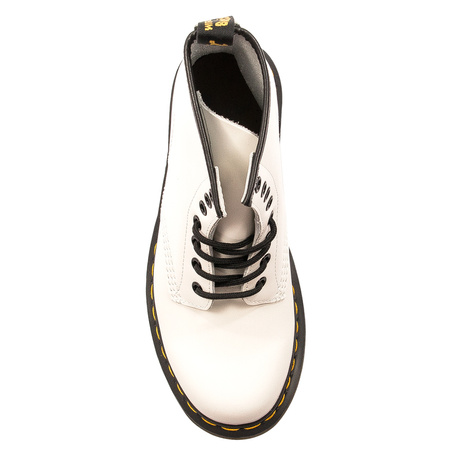 Dr. Martens Botki glany damskie skórzane 1460 White