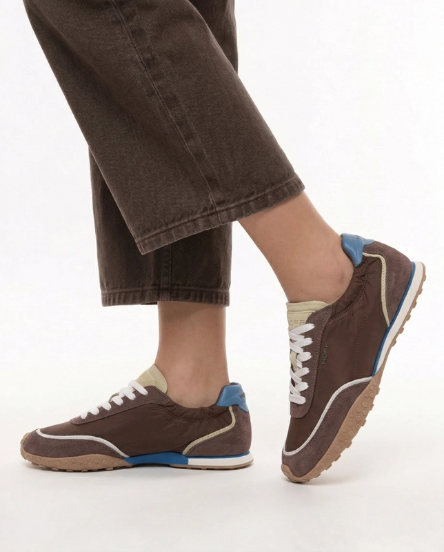 Hoff Sneakersy Sznurowane Brązowe 12661021