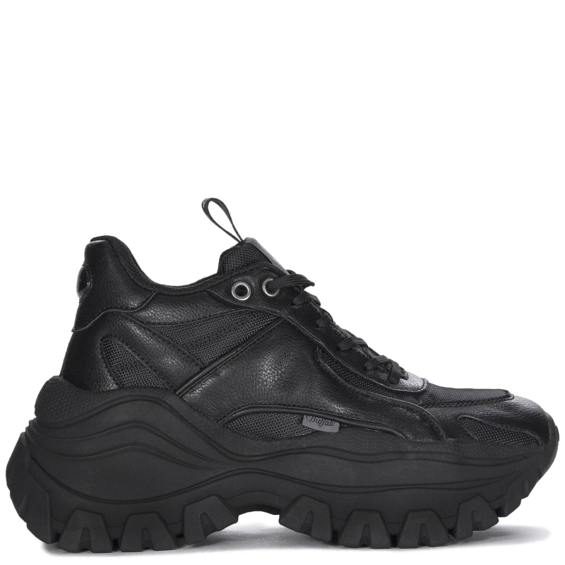 Buffalo Sneakersy Damskie Lola Lace Up Lo Hike Black