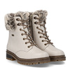Remonte Waterproof Insulated Ankle Boots Faux-Fur Collar Beige D0B74-80