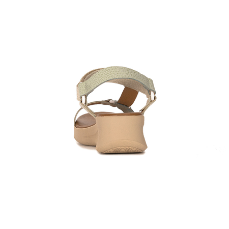 Maciejka Green Leather Sandals