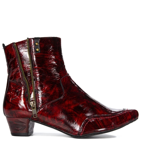Maciejka Women's Red Pattented Leather Boots