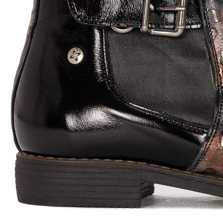 Maciejka Black + Brown Women's Boots