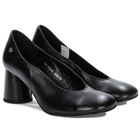 Maciejka Women's Leather Black Pumps