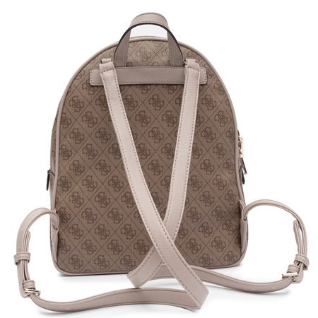 Guess Stylish Urban Women's Backpack with 4G Pattern Beige HWSG7118330-BEIGE