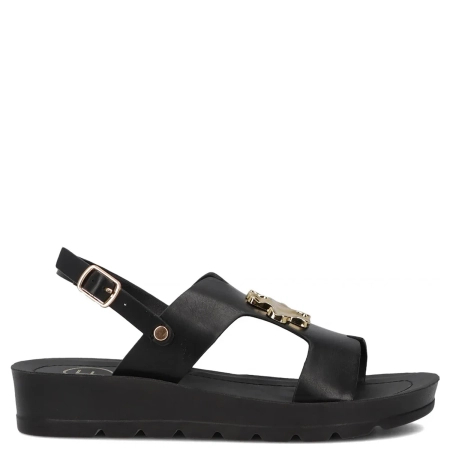 Filippo Women's Flat Sandals Black