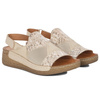 Maciejka Women's Leather Sandals Beige