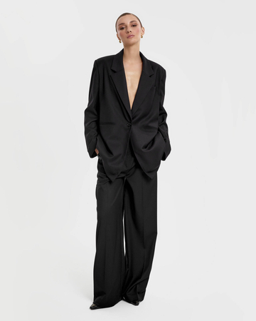 Opra Bahira Black Oversize Blazer