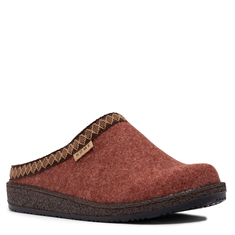 Inblu Cozy Slip-On Women’s House Slippers Cushioned Sole Rust NL000009-ROST