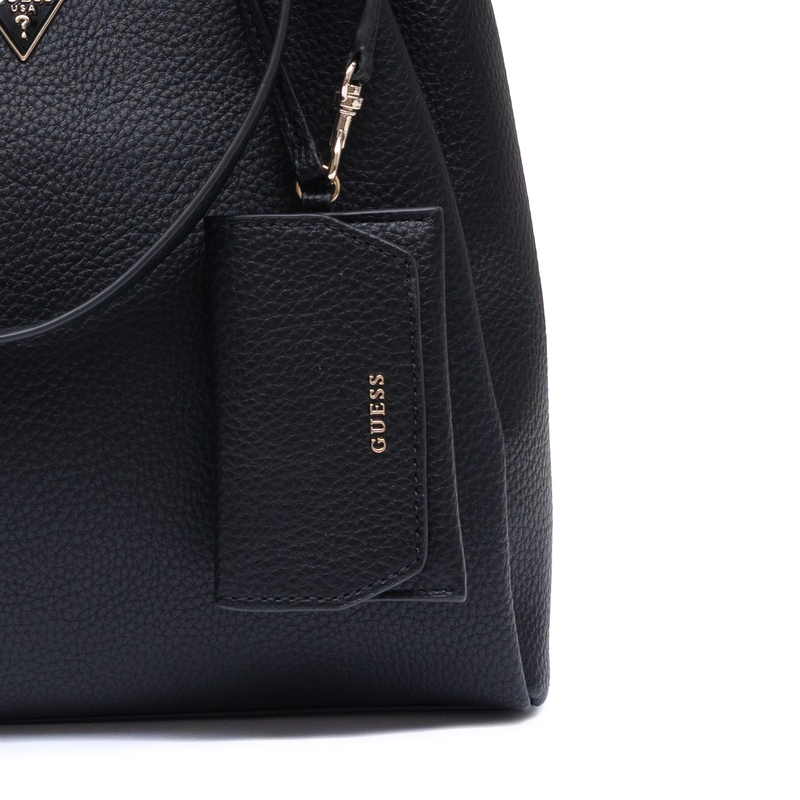 Guess Torebka Damska Do Ręki I Na Ramię Elegancka Czarna BG230623-BLACK