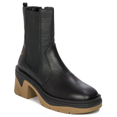 Maciejka 05746-10/00-7 Black+Dark Beige Boots