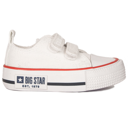 Big Star Trampki dziecięce niemowlęce White białe