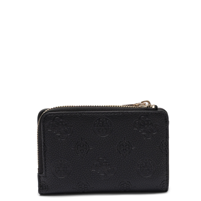 Guess Portfel Damski Elegancki Klasyczny Czarny PD2222156-BLACK LOGO