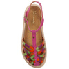 Maciejka Women's Leather Sandals Fuchsia