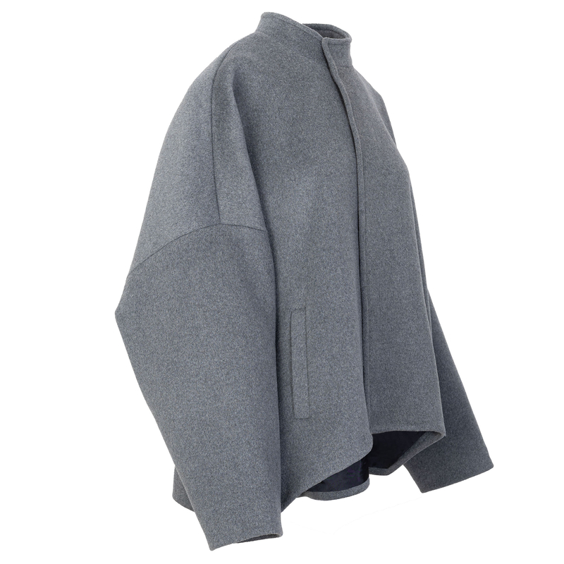OPRA Oversize Minimalist Jacket Grey OP-KU-NUBA-GREY