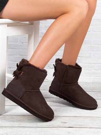Botki UGG Bailey Bow II BURNT CEDAR