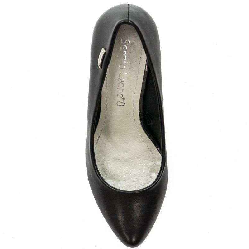 Sergio Leone 1459 PU Black Pumps