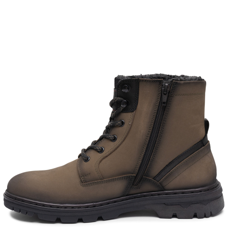 Mustang Leather Men's Insulated Boots Green 15M5011001