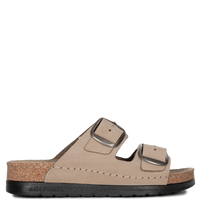 Dr. Brinkmann Women's Slides Beige
