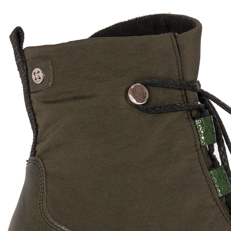 Maciejka Green Women's Lace-Up Boots