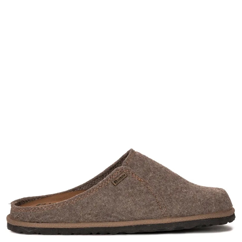 Inblu Brown Tortora Brown men's slippers