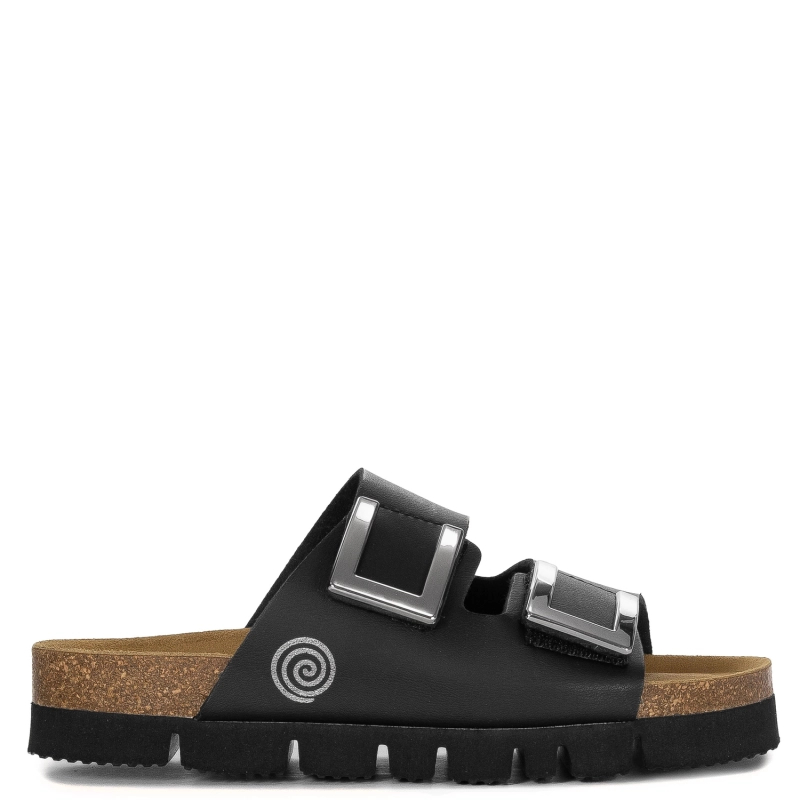 Dr. Brinkmann Women's Slides Black