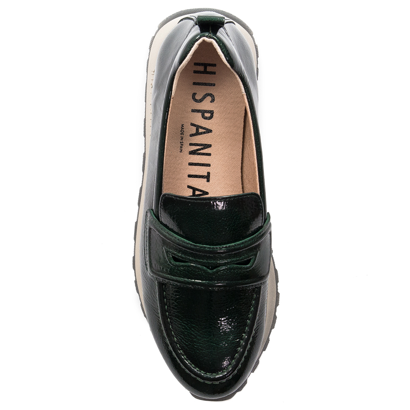 Hispanitas HI233012-C033 Greesn Women's Loafers
