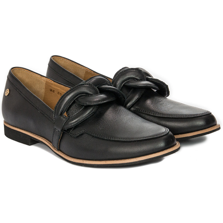 Maciejka Women's Black Flat Shoes